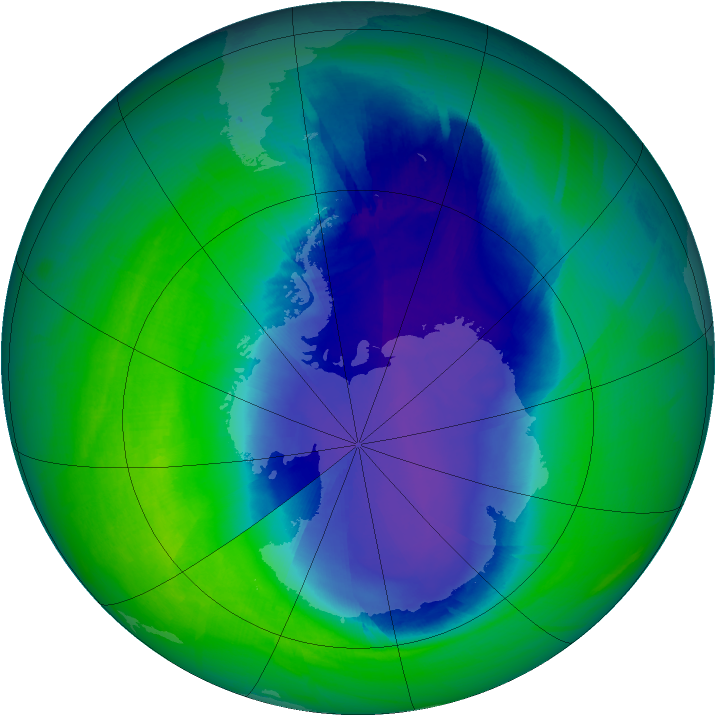 Ozone Map 2008-10-30